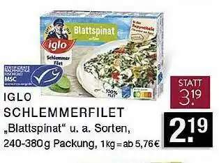 Edeka Zurheide Iglo Schlemmerfilet Angebot