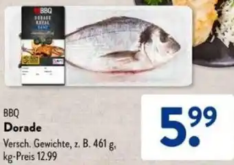 Aldi Süd BBQ Dorade Angebot