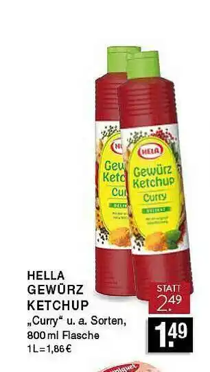 Edeka Zurheide Hella Gewürz Ketchup Angebot