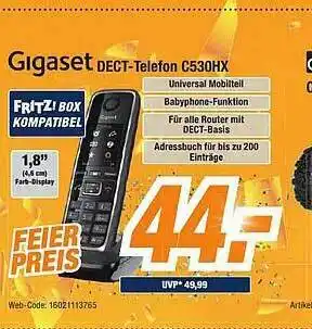 Expert Bening Gigaset Dect-telefon C530hx Angebot