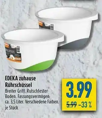 diska Edeka Zuhause Rührschüssel Angebot