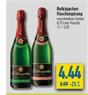 diska Rotkäppchen Flaschengärung Angebot