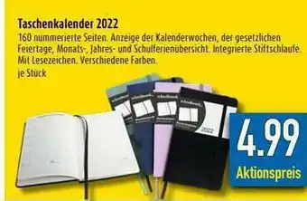 diska Taschenkalender Angebot