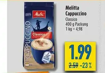 diska Melitta Cappuccino Angebot