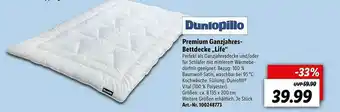 Lidl Dunlopillo Premium Ganzjahres-bettdecke „life” Angebot