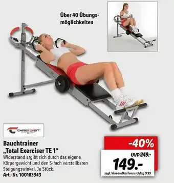 Lidl Bauchtrainer Total Exerciser Te1 Angebot