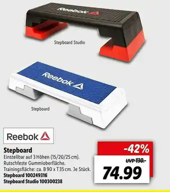 Lidl Reebok Stepboard Angebot