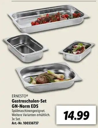 Lidl Ernesto Gastroschalen-set Gn-norm Eds Angebot