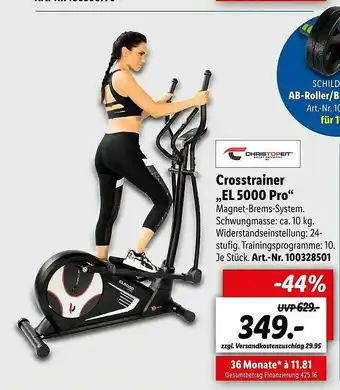 Lidl Christopeit Crosstrainer „el 5000 Pro” Angebot