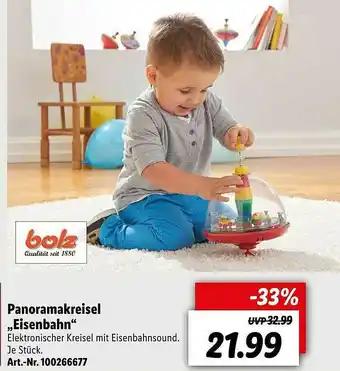 Lidl Bolz Panoramakreiseln „eisenbahn” Angebot