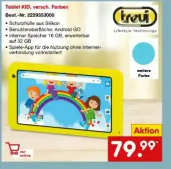 Netto Marken-Discount Treui Tablet Kid Angebot