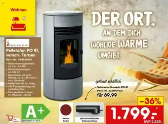 Netto Marken-Discount Westminster Pelletofen Po81 Angebot