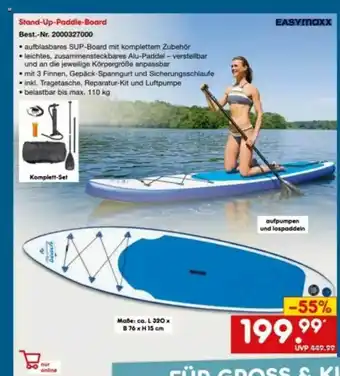 Netto Marken-Discount Easymaxx Stand-up-paddle-board Angebot