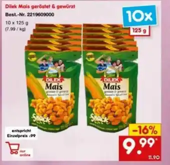 Netto Marken-Discount Dilek Mais Geröstet & Gewürzt Angebot