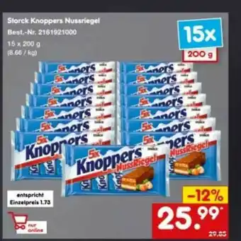 Netto Marken-Discount Storck Knoppers Nussriegel Angebot