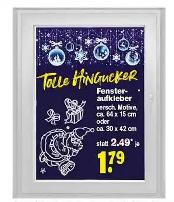 Repo Markt Fensteraufkleber Angebot