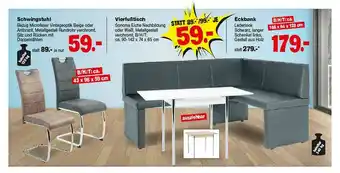 Repo Markt Schwingstuhl, Vierfußtisch Oder Eckbank Angebot