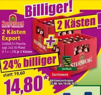 Norma STERNBURG Export 2 Kästen Angebot