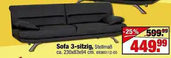 SB Lagerkauf Sofa 3-sitzig Angebot