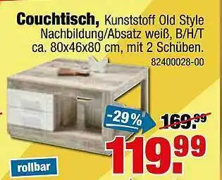 SB Lagerkauf Couchtisch Angebot