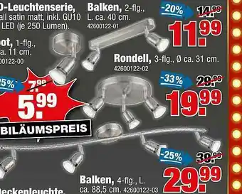 SB Lagerkauf Led-leuchtenserie Angebot