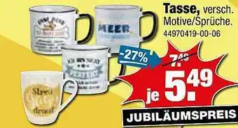 SB Lagerkauf Tasse Angebot