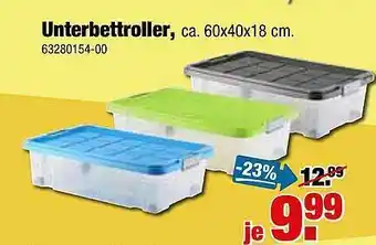 SB Lagerkauf Unterbettroller Angebot