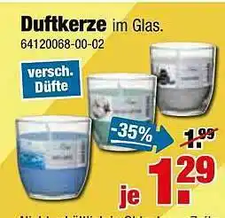 SB Lagerkauf Duftkerze Angebot