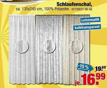 SB Lagerkauf Schlaufenschal Angebot