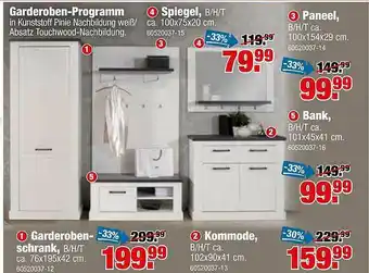 SB Lagerkauf Garderoben-programm Angebot