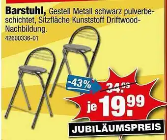 SB Lagerkauf Barstuhl Angebot