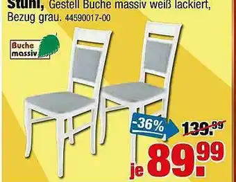 SB Lagerkauf Stuhl Angebot