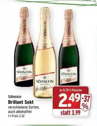 Wasgau Söhnlein Brillant Sekt Angebot