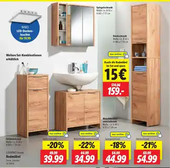 Lidl LIVARNO home Badmöbel Serie „Verona“. Angebot