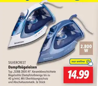 Lidl SILVERCREST Dampfbügeleisen Angebot