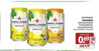 Wasgau San Pellegrino Limonaden Angebot