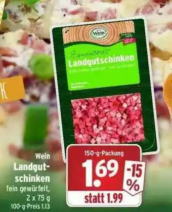 Wasgau Wein Landgutschinken Angebot