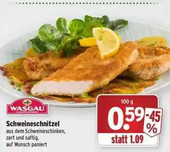 Wasgau Wasgau Schweineschnitzel Angebot