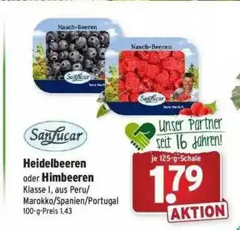 Wasgau Sanlucar Heidelbeeren Oder Himbeeren Angebot