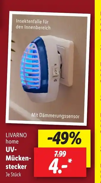 Lidl LIVARNO home UV-Mückenstecker Angebot