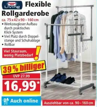 Norma Flexible Rollgarderobe Angebot