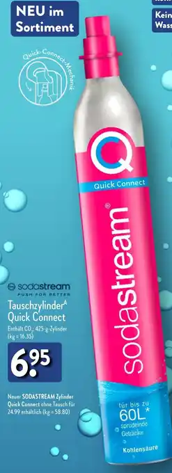 Aldi Nord Sodastream Tauschzylinder Quick Connect Angebot
