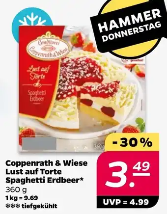 NETTO Coppenrath & Wiese Lust auf Torte Spaghetti Erdbeer 360 g Angebot