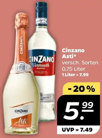 NETTO Cinzano Asti 0,75 Liter Angebot