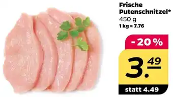 NETTO Frische Putenschnitzel 450 g Angebot