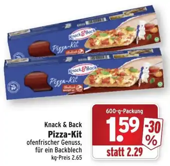 Wasgau Knack & Back Pizza Kit 600g Angebot