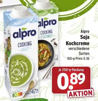 Wasgau Alpro Soja Kochcreme 250g Angebot