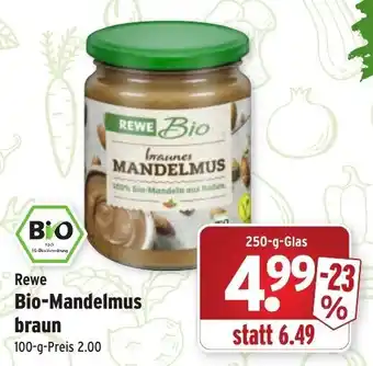 Wasgau Rewe Bio Mandelmus Braun 250g Angebot