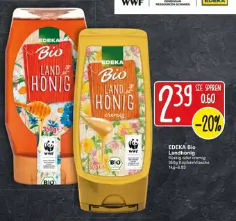 WEZ Edeka Bio Landhonig 350g Angebot