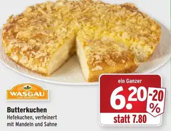 Wasgau Butterkuchen Angebot